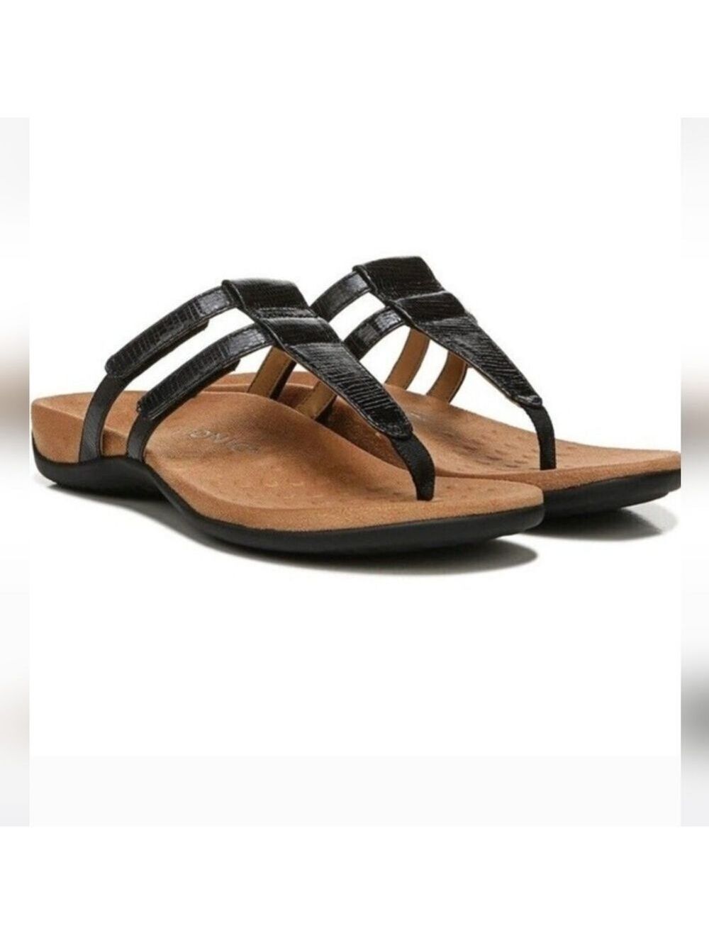 Vionic Elvia Adjustable Slip-On Orthotic Sandals, Size 8